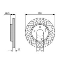 Disc frana BOSCH