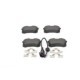 Set placute frana spate BOSCH cu instructiuni montare, suruburi, tampon amortizare, AUDI A2, PEUGEOT 208 II, RENAULT TWINGO II, SEAT CORDOBA