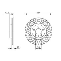 Disc frana BOSCH