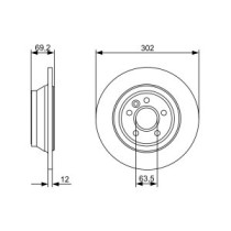 Disc frana BOSCH