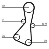 Curea de distributie CONTITECH