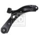 Brat suspensie roata FEBI Dreapta Inferior Fata 16,5 mm Suzuki Swift III 1.3/1.3D/1.5 02.05- tabla otel cu lagar