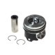 Piston MAHLE 76,5 (+0,50) DACIA DUSTER, LOGAN, SANDERO, NISSAN ALMERA II, CUBE, MICRA III, NOTE, NV200, PULSAR, QASHQAI I, TIIDA 1.5D