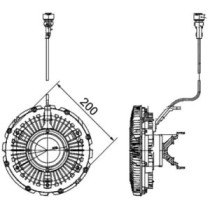 Cupla, ventilator radiator MAHLE