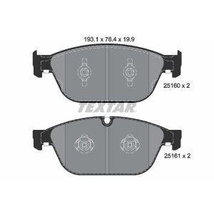 Set placute frana,frana disc TEXTAR