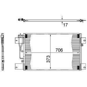 Condensator, climatizare MAHLE