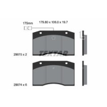 Set placute frana,frana disc TEXTAR