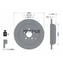 Disc frana TEXTAR