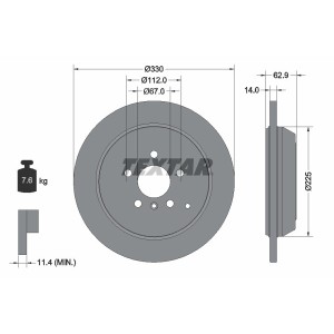 Disc frana TEXTAR