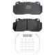 Set placute frana fata MERITOR D-LISA TEXTAR pentru VOLVO B12 D12A420-TD123ES 01.92, inaltime 114.4 mm, latime 249.6 mm, grosime 28.2 mm