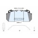 Set placute frana fata MERITOR D-LISA TEXTAR pentru VOLVO B12 D12A420-TD123ES 01.92, inaltime 114.4 mm, latime 249.6 mm, grosime 28.2 mm