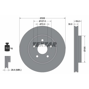 Disc frana TEXTAR