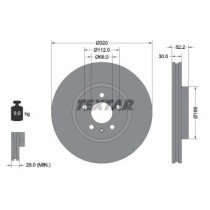 Disc frana TEXTAR