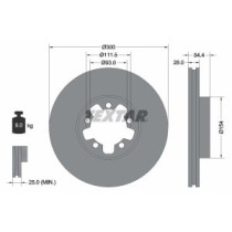 Disc frana TEXTAR