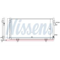 Condensator, climatizare NISSENS