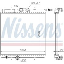 Radiator, racire motor NISSENS