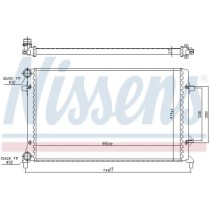 Radiator, racire motor NISSENS