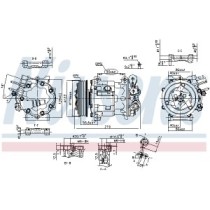 Compresor, climatizare NISSENS
