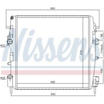 Radiator, racire motor NISSENS