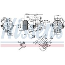Compresor, climatizare NISSENS