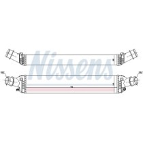 Intercooler, compresor NISSENS