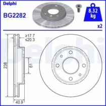 Disc frana DELPHI