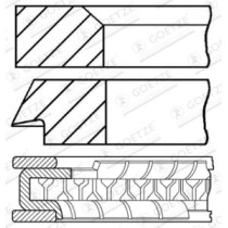 Set segmenti piston GOETZE