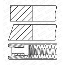 Set segmenti piston GOETZE