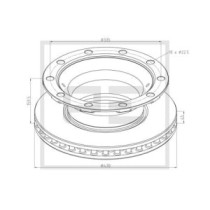 Disc frana PETERS