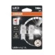 Bec LED OSRAM lumini interioare blister 2buc W16W 12V 1,4W W2,1X9,5D LEDriving SL rosu