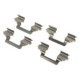 Set accesorii placute frana fata QUICK BRAKE pentru CITROEN C5 III, C6; PEUGEOT 407, 607 2.0-3.0 02.00-