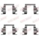 Set accesorii placute frana fata QUICK BRAKE pentru ISUZU CAMPO, TROOPER I, OPEL CAMPO, FRONTERA A, FRONTERA A SPORT 2.0-3.1D