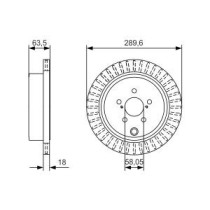 Disc frana BOSCH