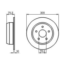 Disc frana BOSCH