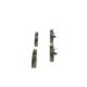 Set placute frana fata BOSCH pentru JAGUAR S-TYPE II, XE, XF I 2.0-4.2 01.99, inaltime 66.6 mm, latime 155.5 mm, grosime 19.0 mm