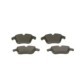 Set placute frana fata BOSCH pentru JAGUAR S-TYPE II, XE, XF I 2.0-4.2 01.99, inaltime 66.6 mm, latime 155.5 mm, grosime 19.0 mm