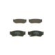 Set placute frana fata BOSCH SUZUKI GRAND VITARA I JIMNY VITARA 1.5D-2.0D 07.88- Inaltime 45.5 mm Latime 116.7 mm Grosime 15.5 mm