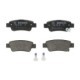 Set placute frana spate BOSCH pentru HONDA CR-V III, CR-V IV 1.6D-2.4, inaltime 42.1 mm, latime 108.8 mm, grosime 16.5 mm