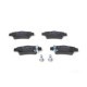 Set placute frana spate BOSCH pentru HONDA CR-V III, CR-V IV 1.6D-2.4, inaltime 42.1 mm, latime 108.8 mm, grosime 16.5 mm