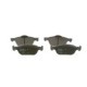 Set placute frana fata BOSCH pentru HONDA ACCORD VIII, CIVIC IX, CIVIC X 1.0-2.4, dimensiuni 57.2 mm x 155.1 mm x 17.05 mm