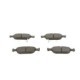 Set placute frana fata BOSCH pentru HONDA ACCORD VIII, CIVIC IX, CIVIC X 1.0-2.4, dimensiuni 57.2 mm x 155.1 mm x 17.05 mm