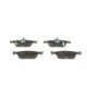 Set placute frana fata BOSCH pentru HONDA ACCORD VIII, CIVIC IX, CIVIC X 1.0-2.4, dimensiuni 57.2 mm x 155.1 mm x 17.05 mm