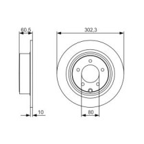 Disc frana BOSCH