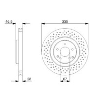 Disc frana BOSCH