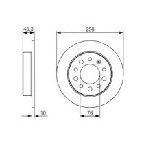 Disc frana BOSCH