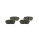 Set placute frana Spate BOSCH KIA CARENS III 1.6-2.0LPG 09.06-06.13 43.8 mm inaltime 100.9 mm latime 15.7 mm grosime