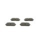 Set placute frana Spate BOSCH KIA CARENS III 1.6-2.0LPG 09.06-06.13 43.8 mm inaltime 100.9 mm latime 15.7 mm grosime