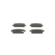 Set placute frana spate BOSCH pentru CHEVROLET AVEO, CRUZE, ORLANDO, TRAX, VOLT; OPEL AMPERA, ASTRA J, MOKKA, ZAFIRA C 42.6mm x 116.5mm x 15.8mm