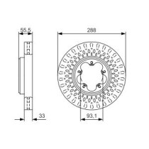 Disc frana BOSCH