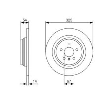 Disc frana BOSCH